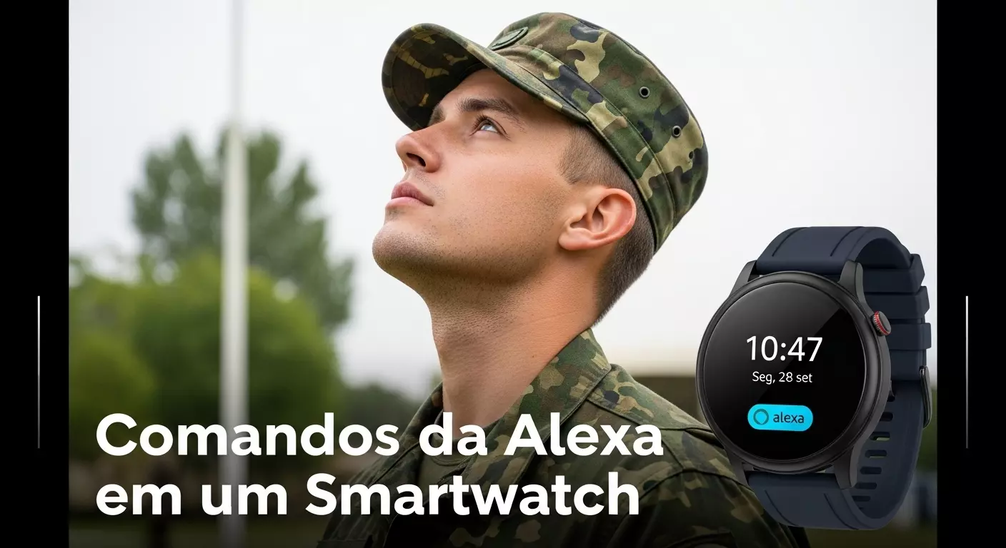 Comandos da Alexa em um Smartwatch