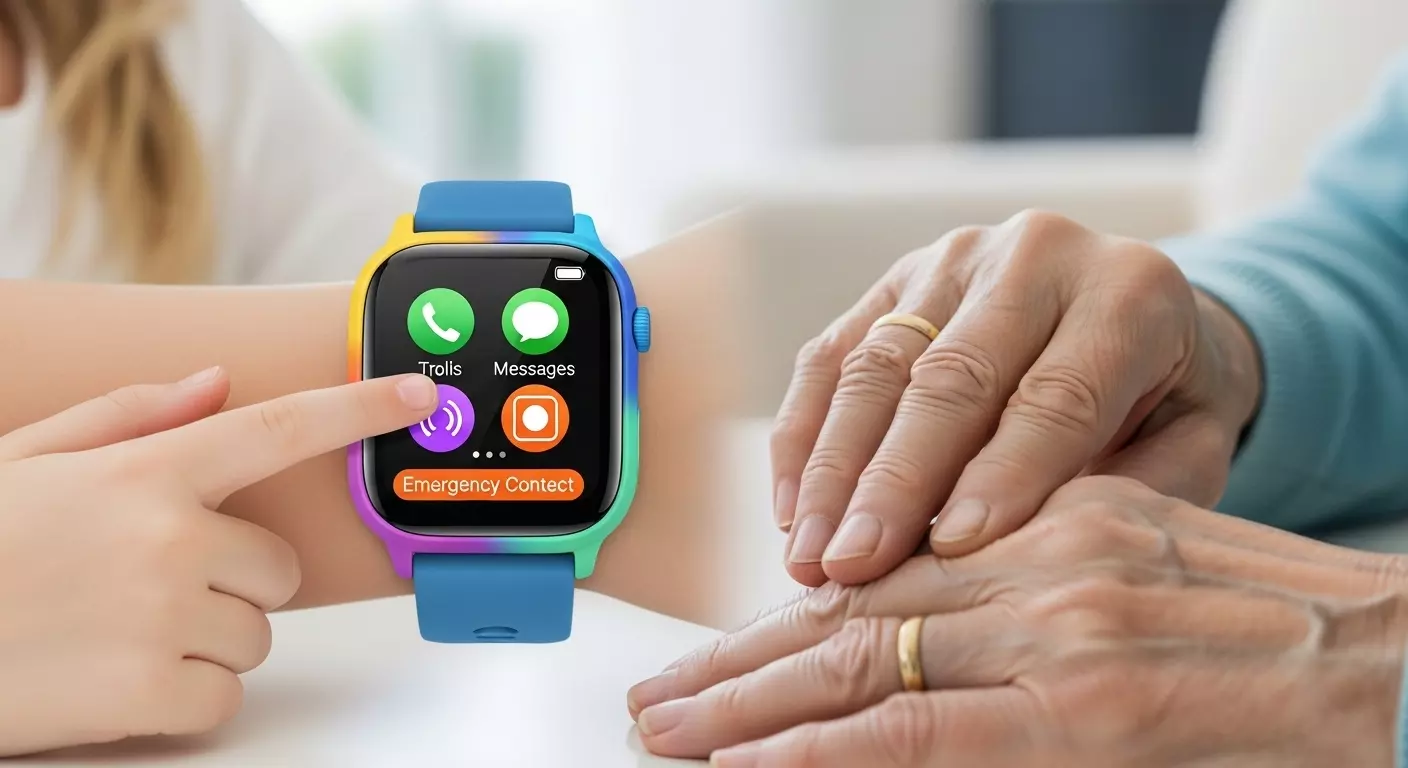 Smartwatch Infantil e para Idosos