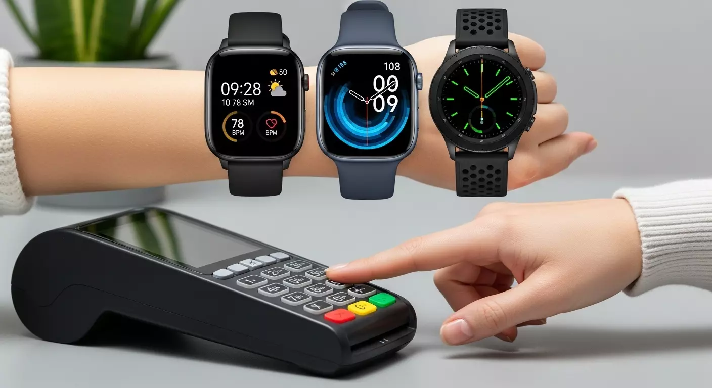 Smartwatches com NFC mais baratos