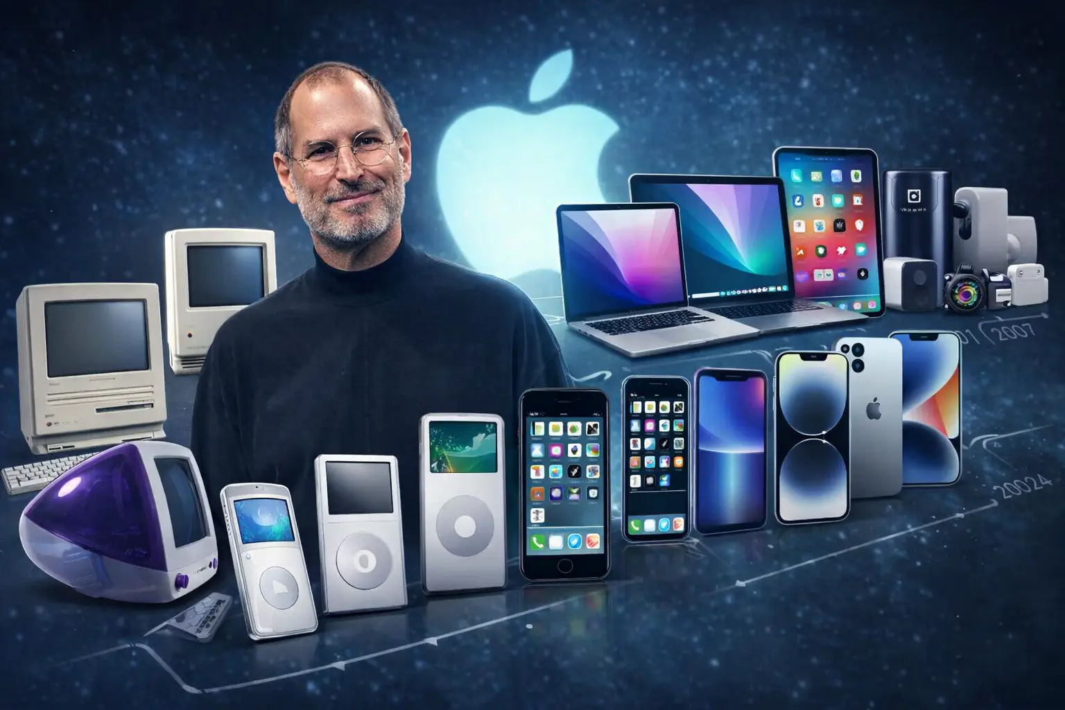 Steve Jobs ao Apple Watch