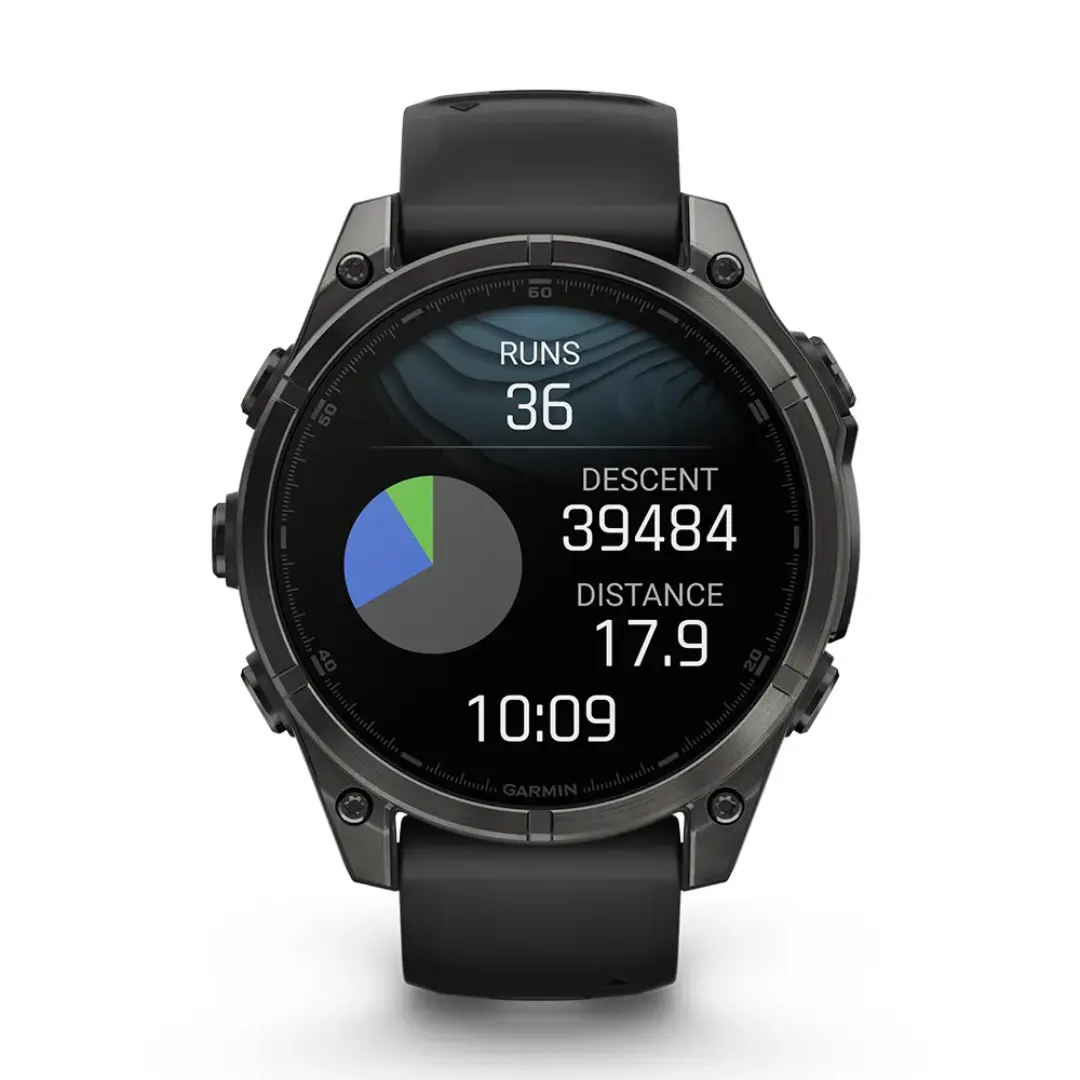 Garmin Fenix 8 — tela AMOLED GPS