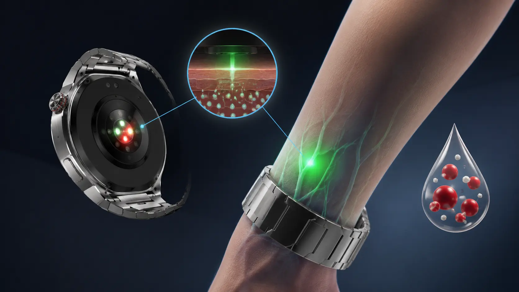 Como funciona o sensor de glicose no Amazfit GTR 5 Pro