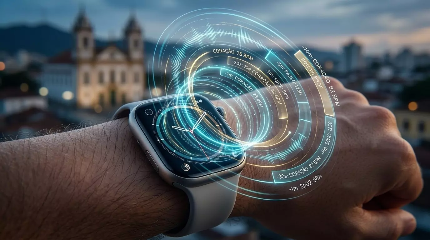 Como Funciona o Live Rewind no Apple Watch Series 12