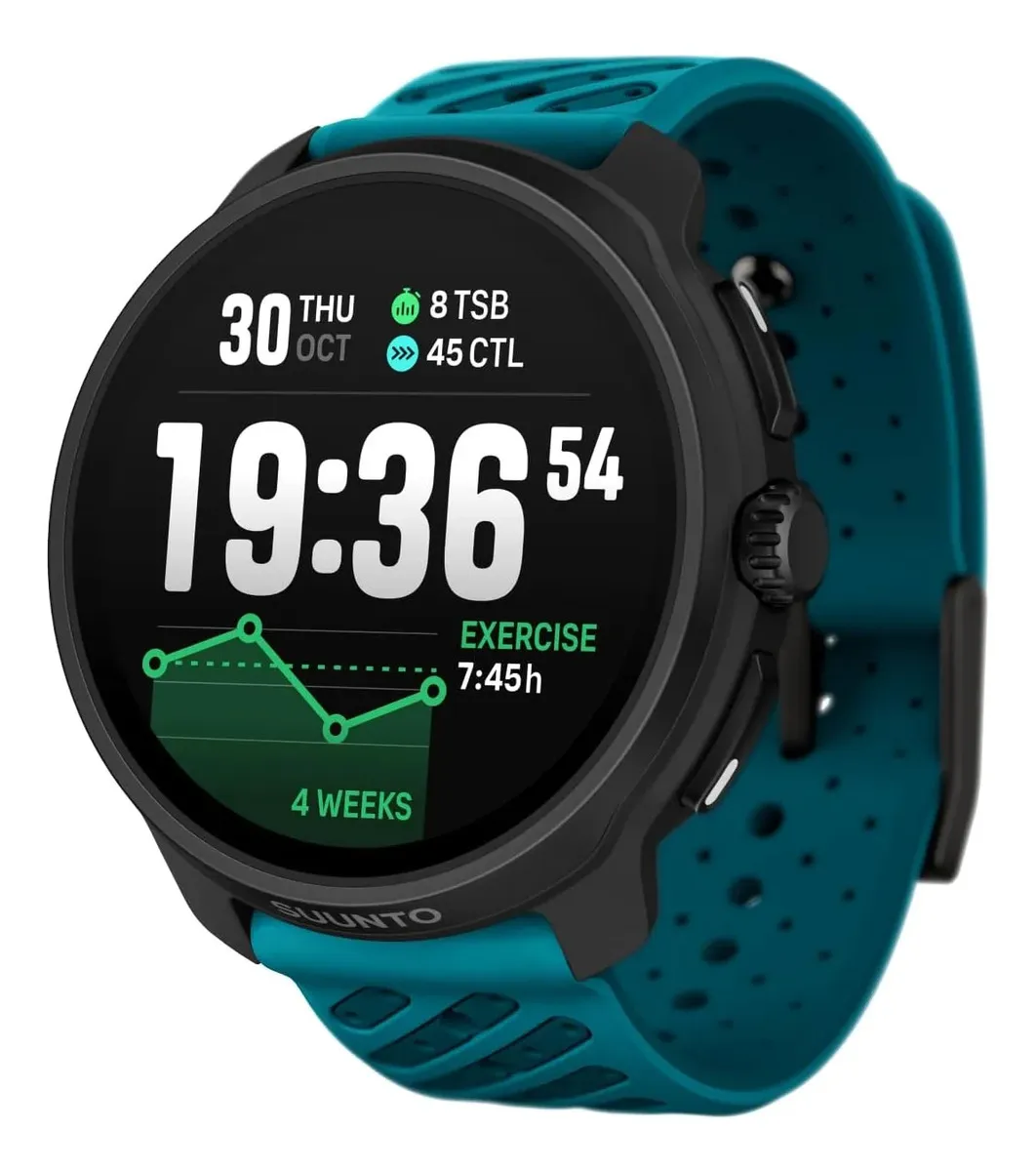 Suunto Race 2 — smartwatch outdoor com tela AMOLED de 1.5, mapas offline e GPS de dupla banda