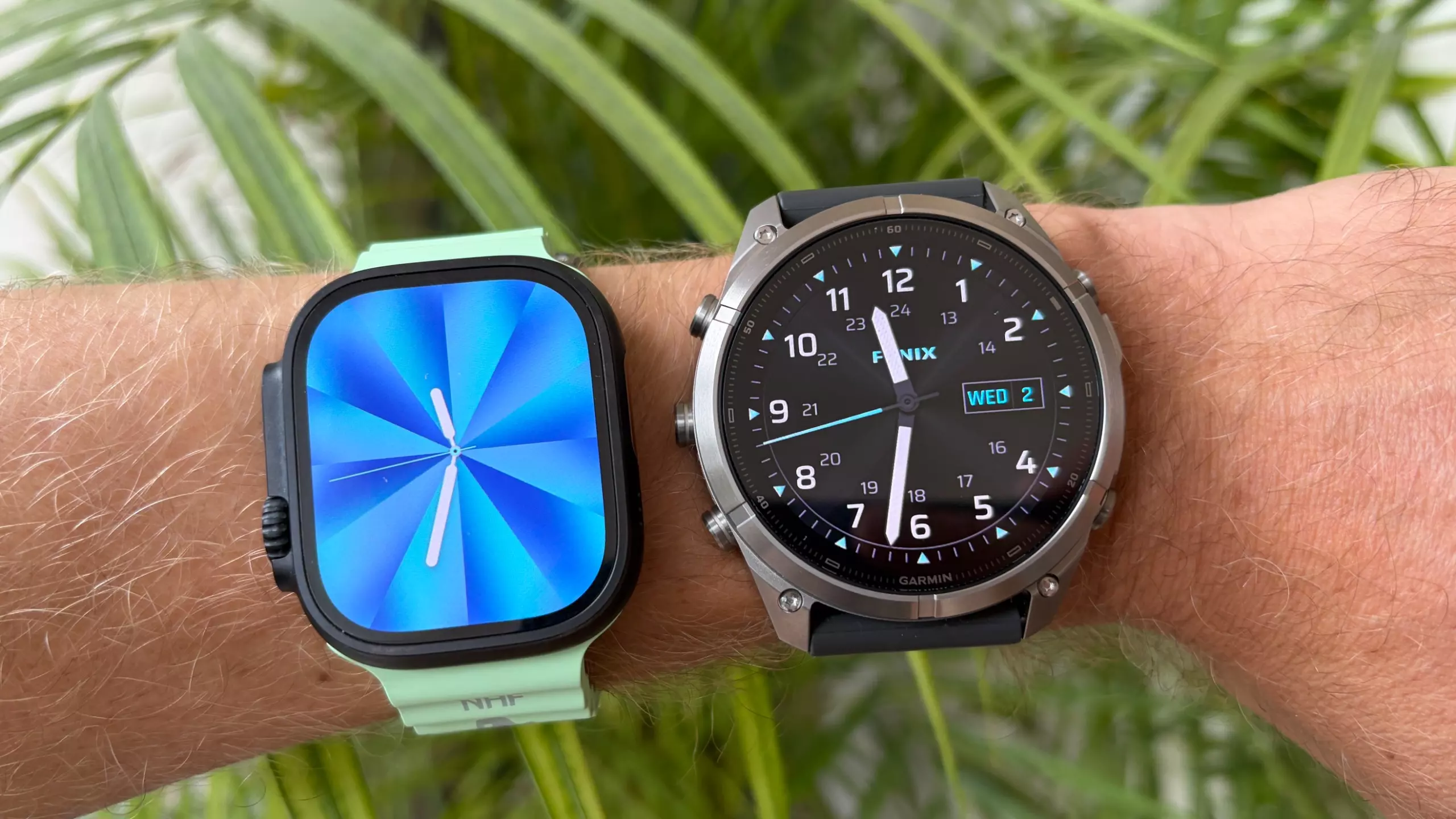 Apple Watch Ultra 4 e Garmin Fenix 9 Pro lado a lado em teste de precisão de frequência cardíaca